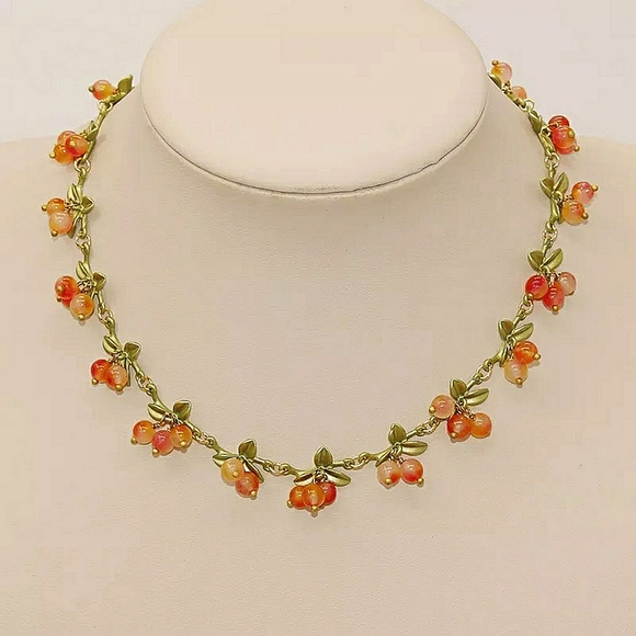 🚨ONE LEFT🚨 Autumn Berry 🏆HP🏆 Clementine Necklace - Picture 2 of 3